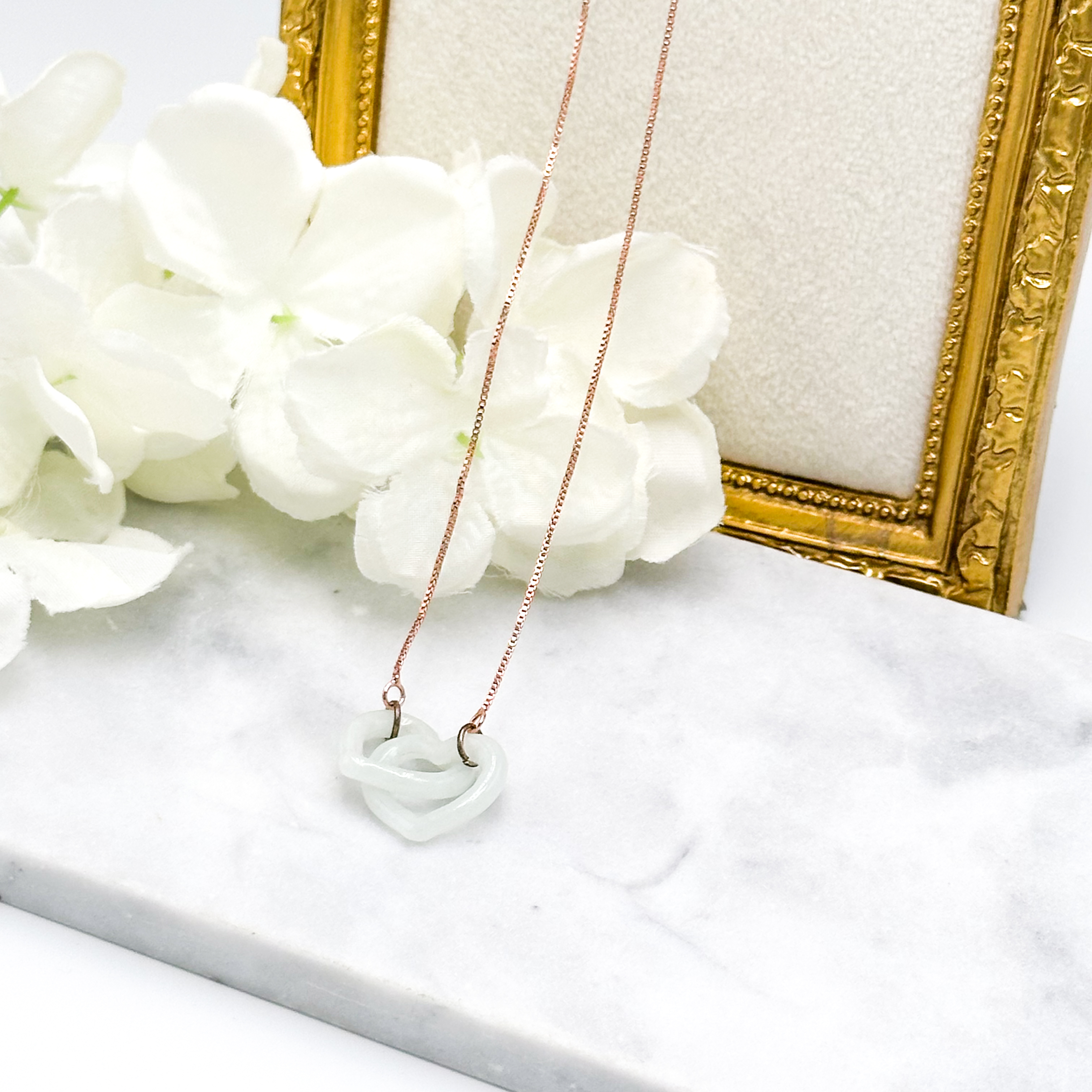 <<SG Seller>> CRZtales Assorted Interlock Heart Necklace